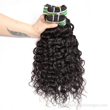 Virgin Brazilian Human Hair Unprocessed Extension Hair Bundles Cheap Water Wave Virgin Brazilian Cuticle Aligned 100% Human Hair